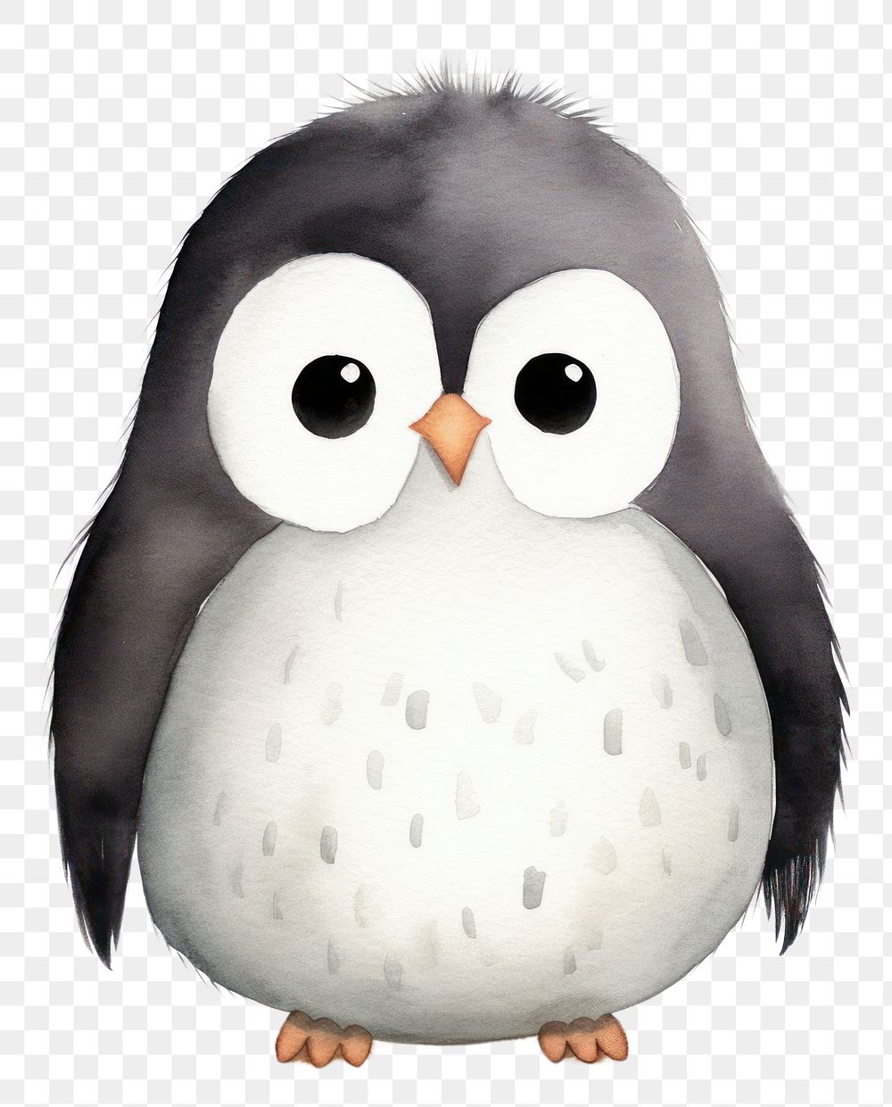 PNG Penguin mental health animal cartoon bird. AI generated Image by rawpixel.