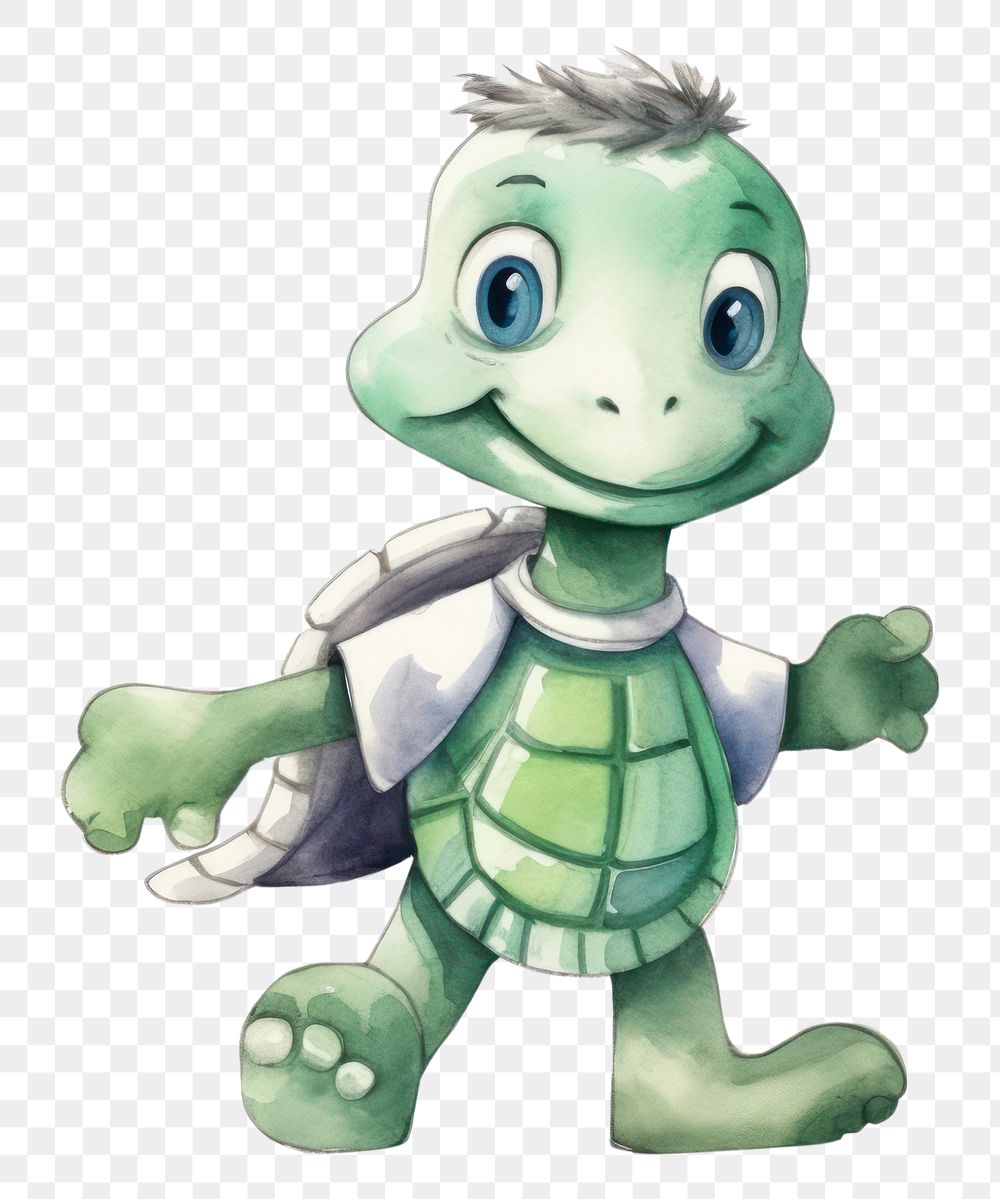 PNG Turtle play football cartoon sports white background. AI generated Image by rawpixel.