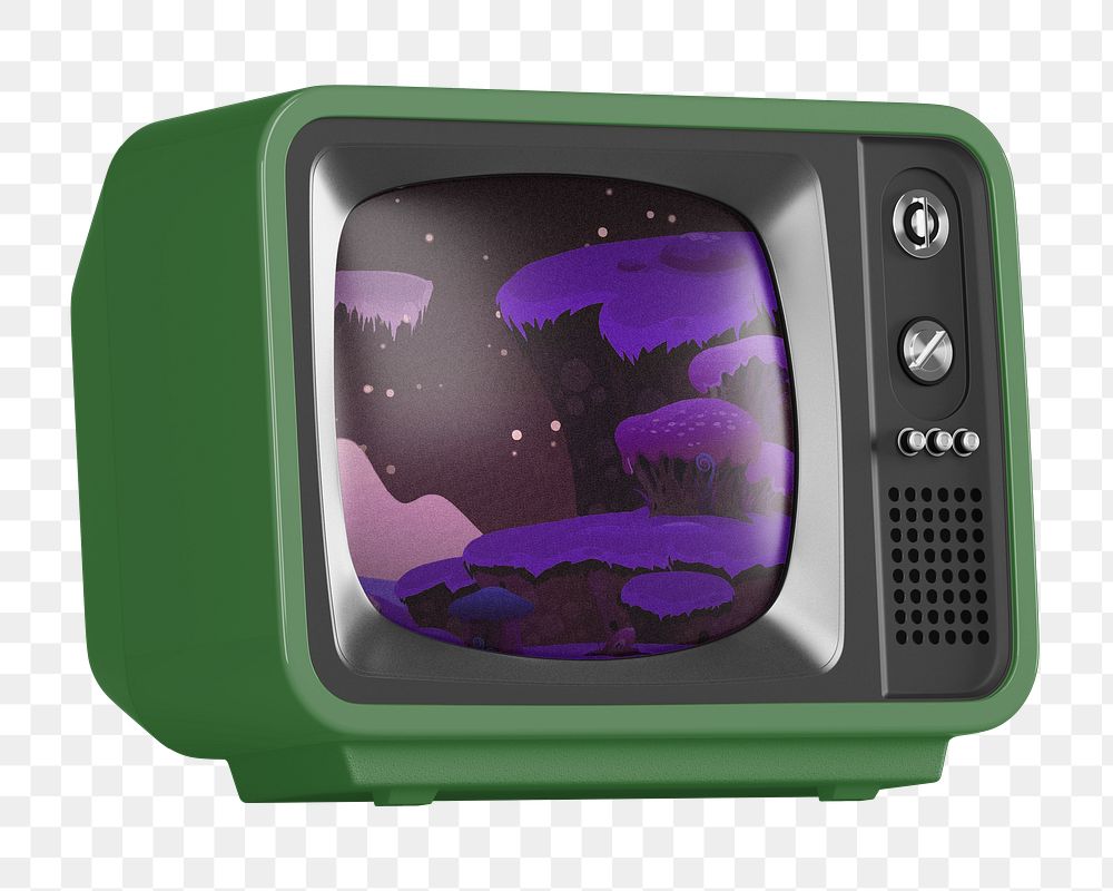 Retro TV screen