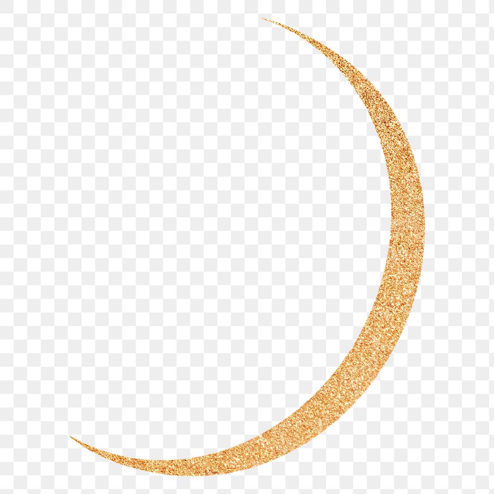 Crescent moon png, spiritual illustration, transparent background