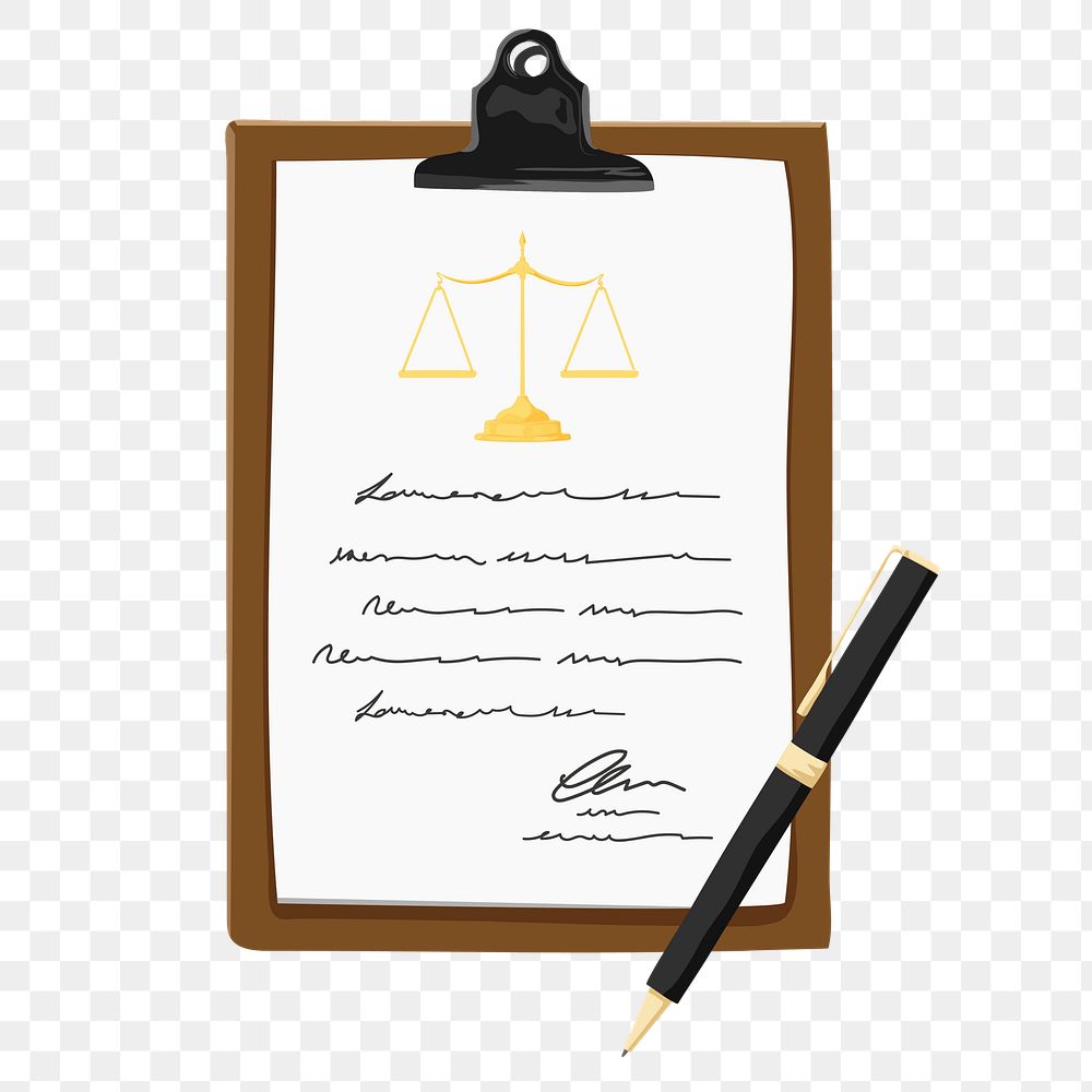 Legal system png, aesthetic illustration, transparent background