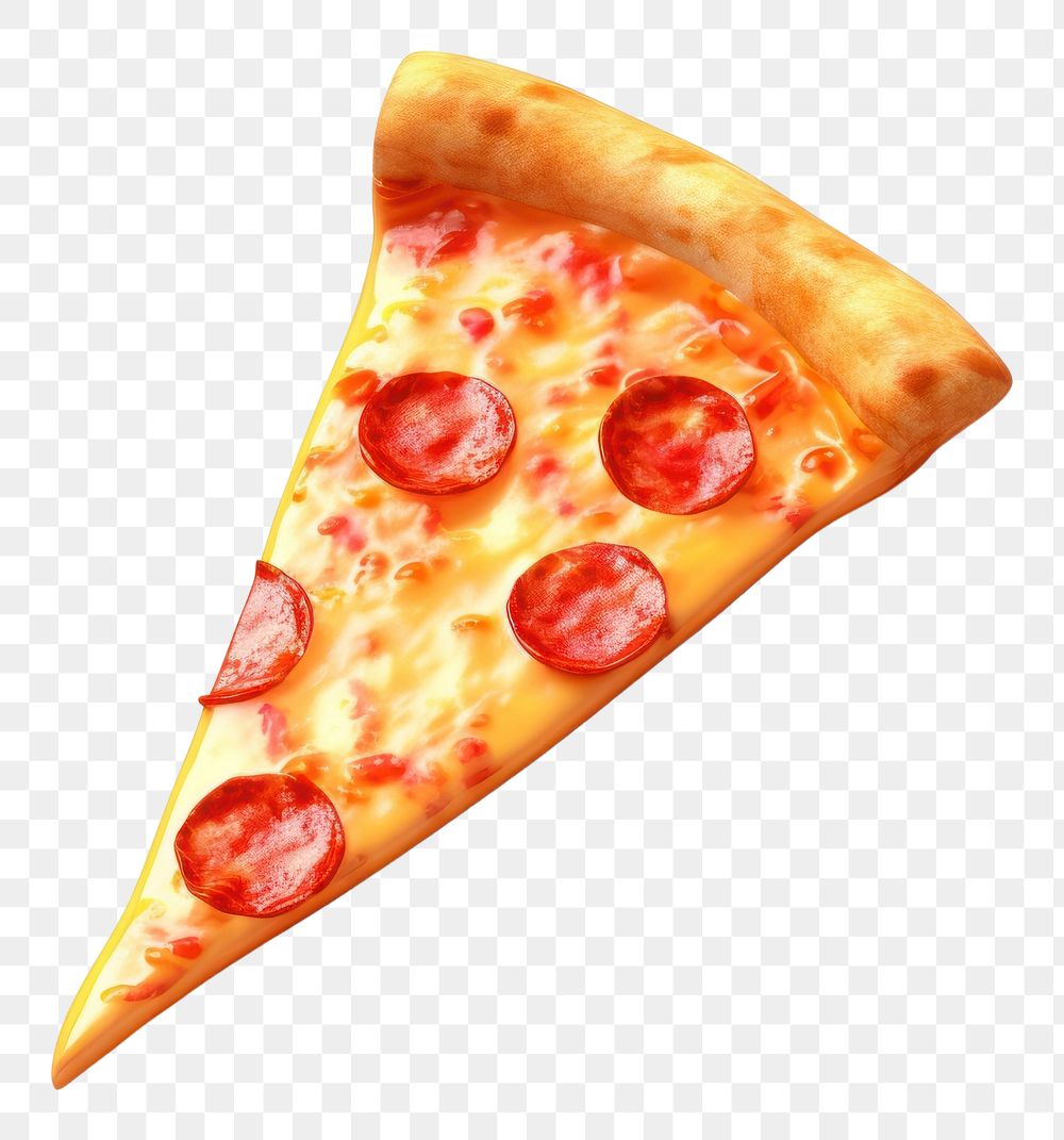 PNG Pizza slice being lifted food white background pepperoni. AI generated Image by rawpixel.