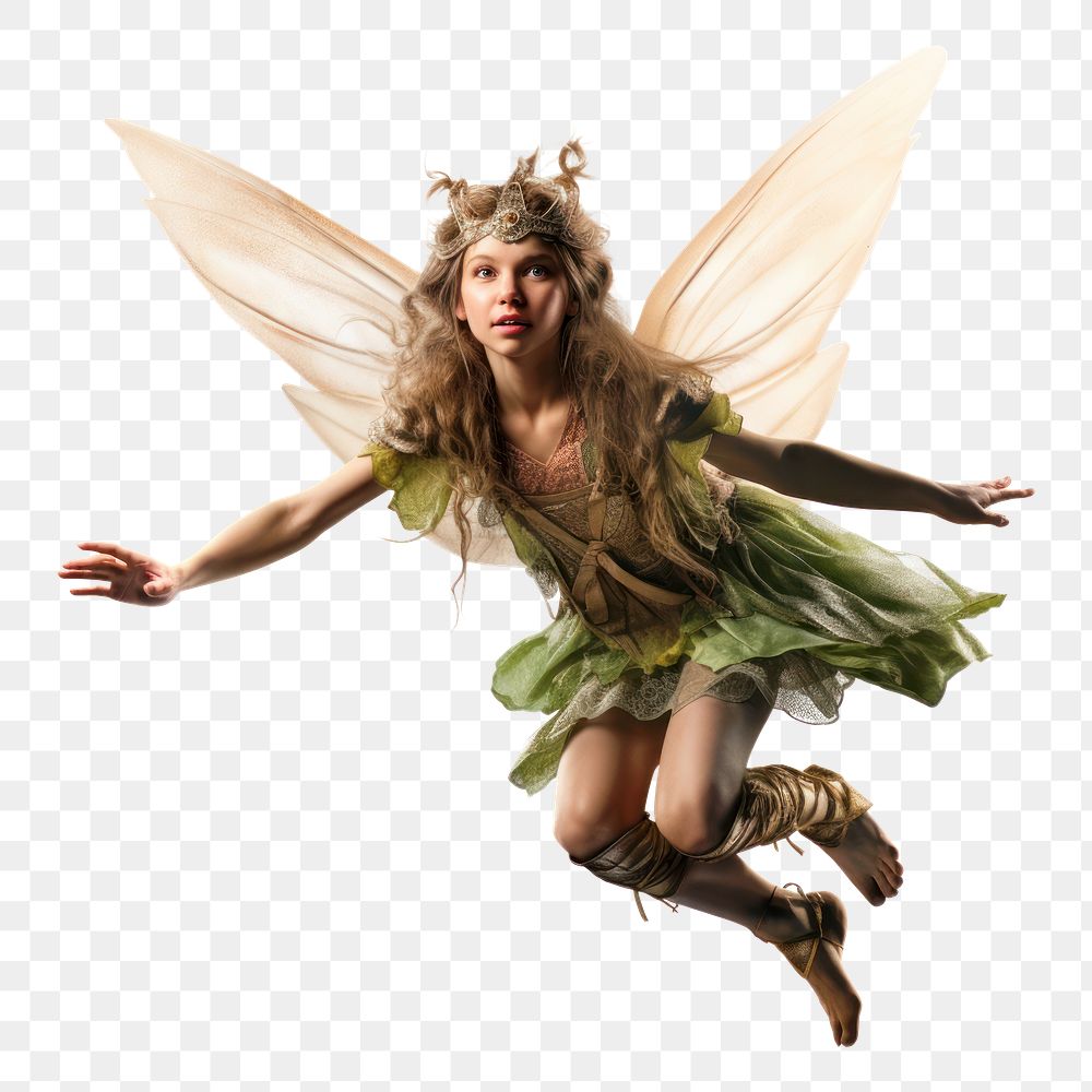 PNG Flying elf dancing costume flying
