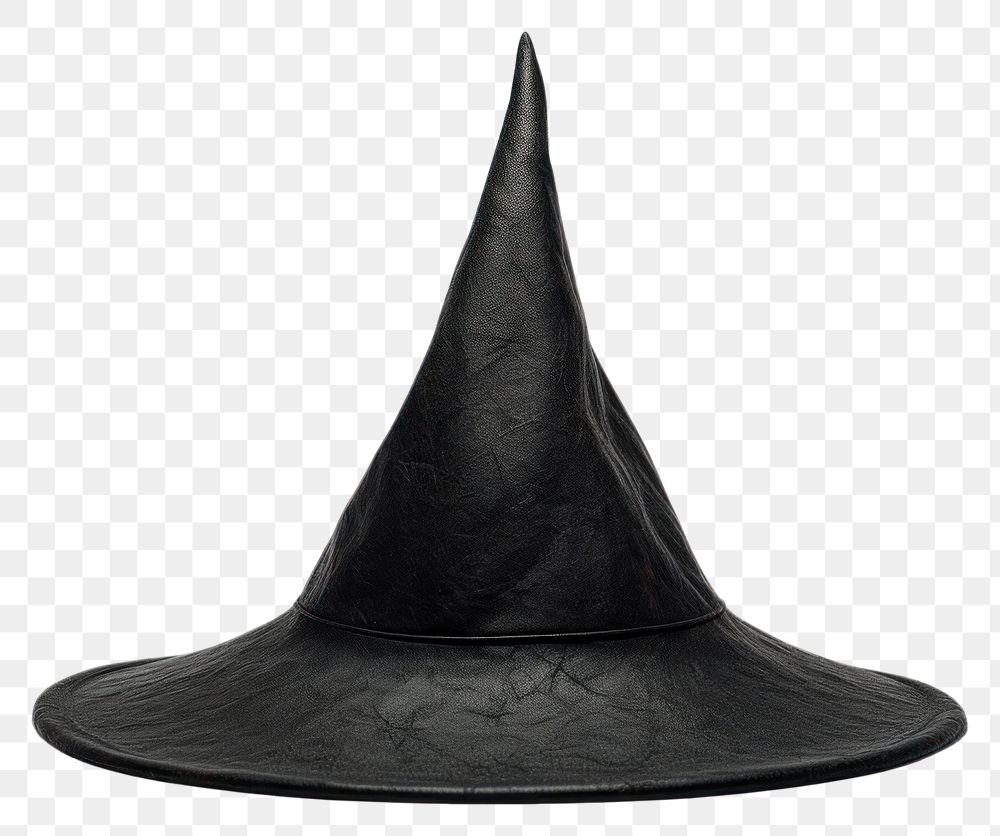 PNG  Black halloween witch hat black clothing apparel. AI generated Image by rawpixel.