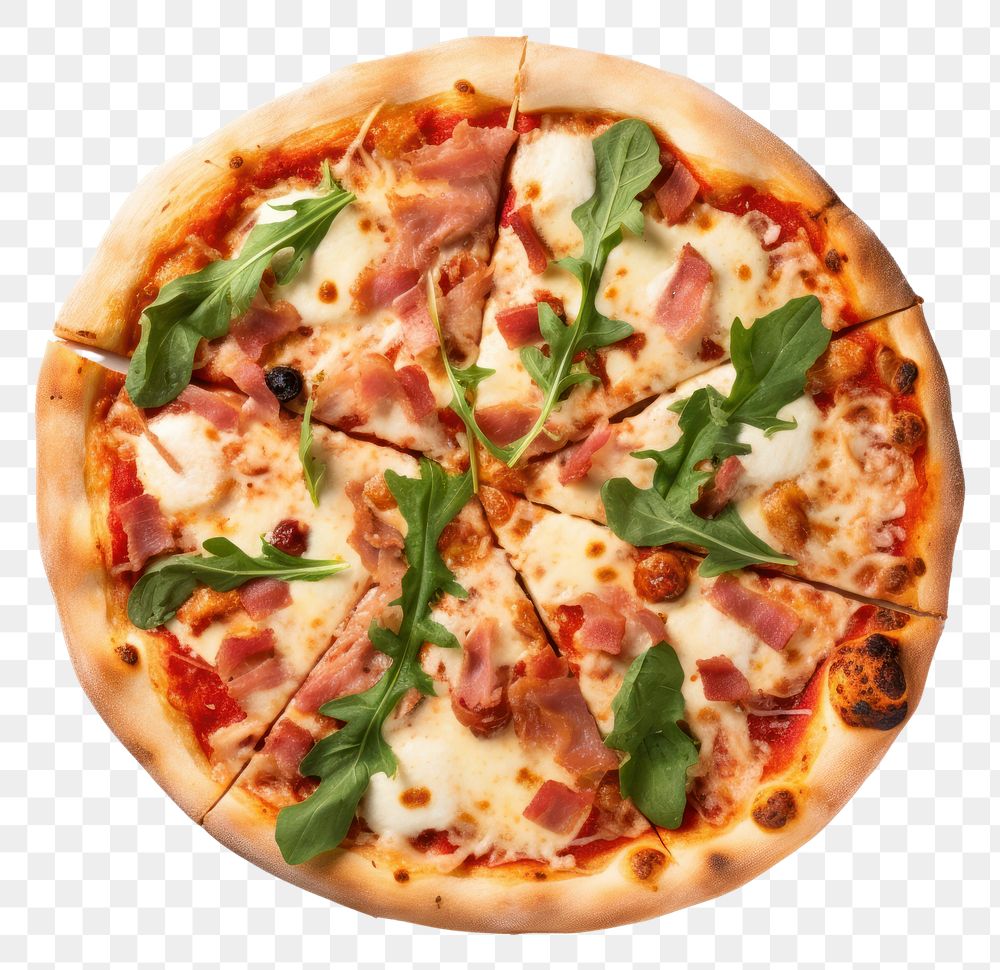 PNG Pizza vegetable food mozzarella. AI generated Image by rawpixel.