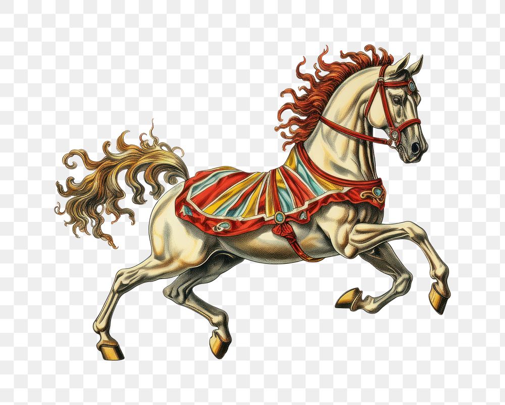 PNG Circus horse stallion drawing
