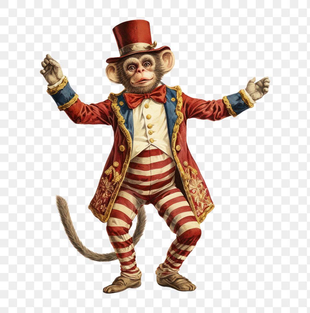 PNG Circus figurine costume representation