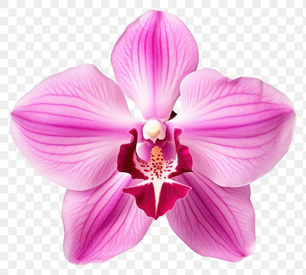 PNG  Orchid flower petal plant. AI generated Image by rawpixel.