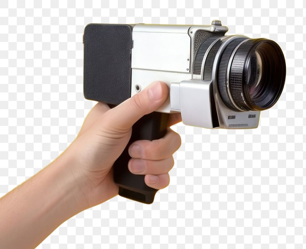 Old video camera png retro, transparent background AI generated Image by rawpixel