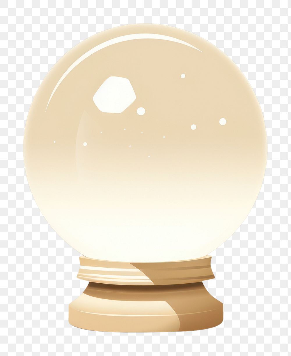 PNG Crystal ball lighting sphere lamp. AI generated Image by rawpixel.
