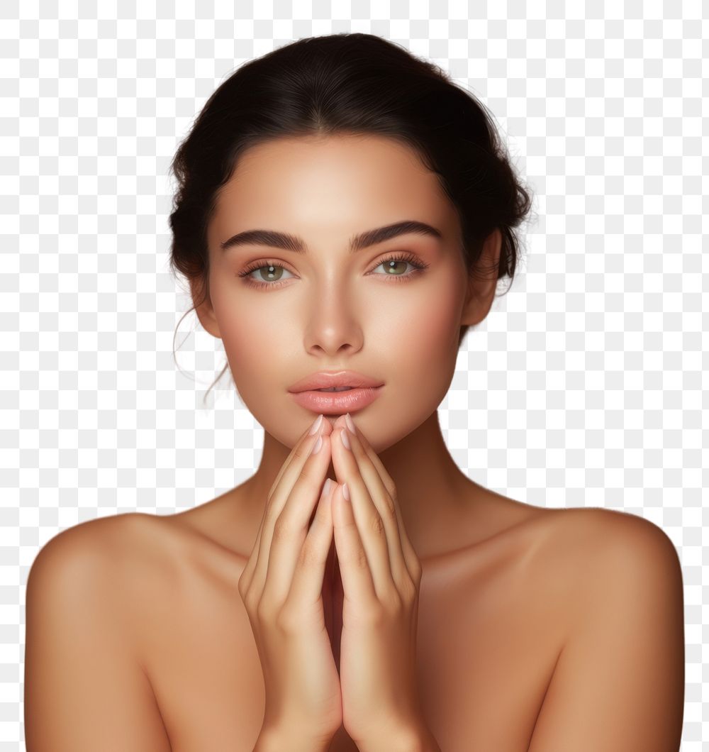PNG Healthy skin care portrait adult photo. AI generated Image by rawpixel.
