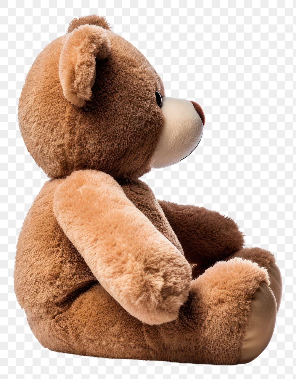 PNG Teddy bear plush toy white background. AI generated Image by rawpixel.