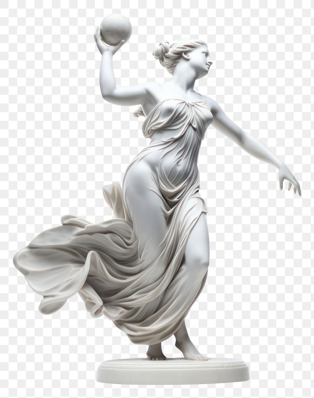 PNG Venus statue sculpture figurine white. AI generated Image by rawpixel.