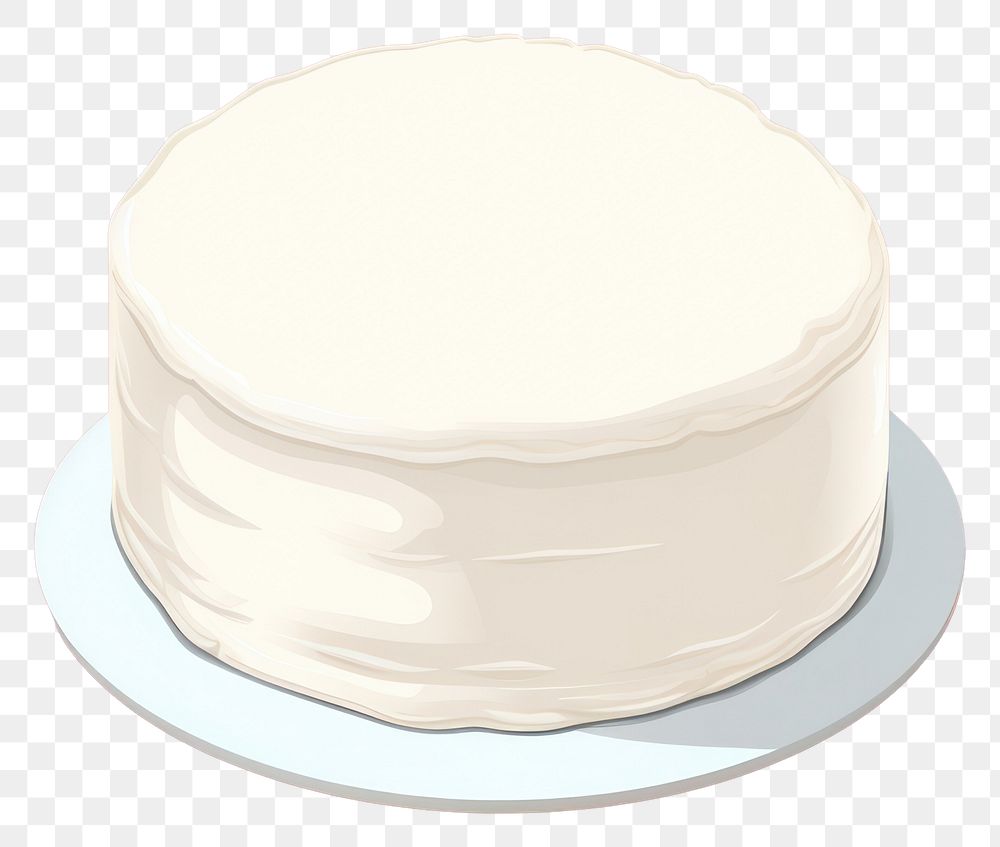 PNG Dessert icing cream cake. AI generated Image by rawpixel.