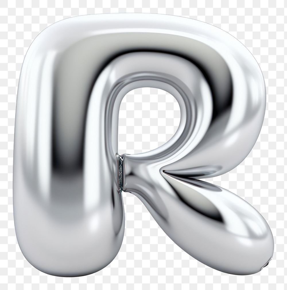 PNG Silver metalic Balloon letter text white background circle. AI generated Image by rawpixel.
