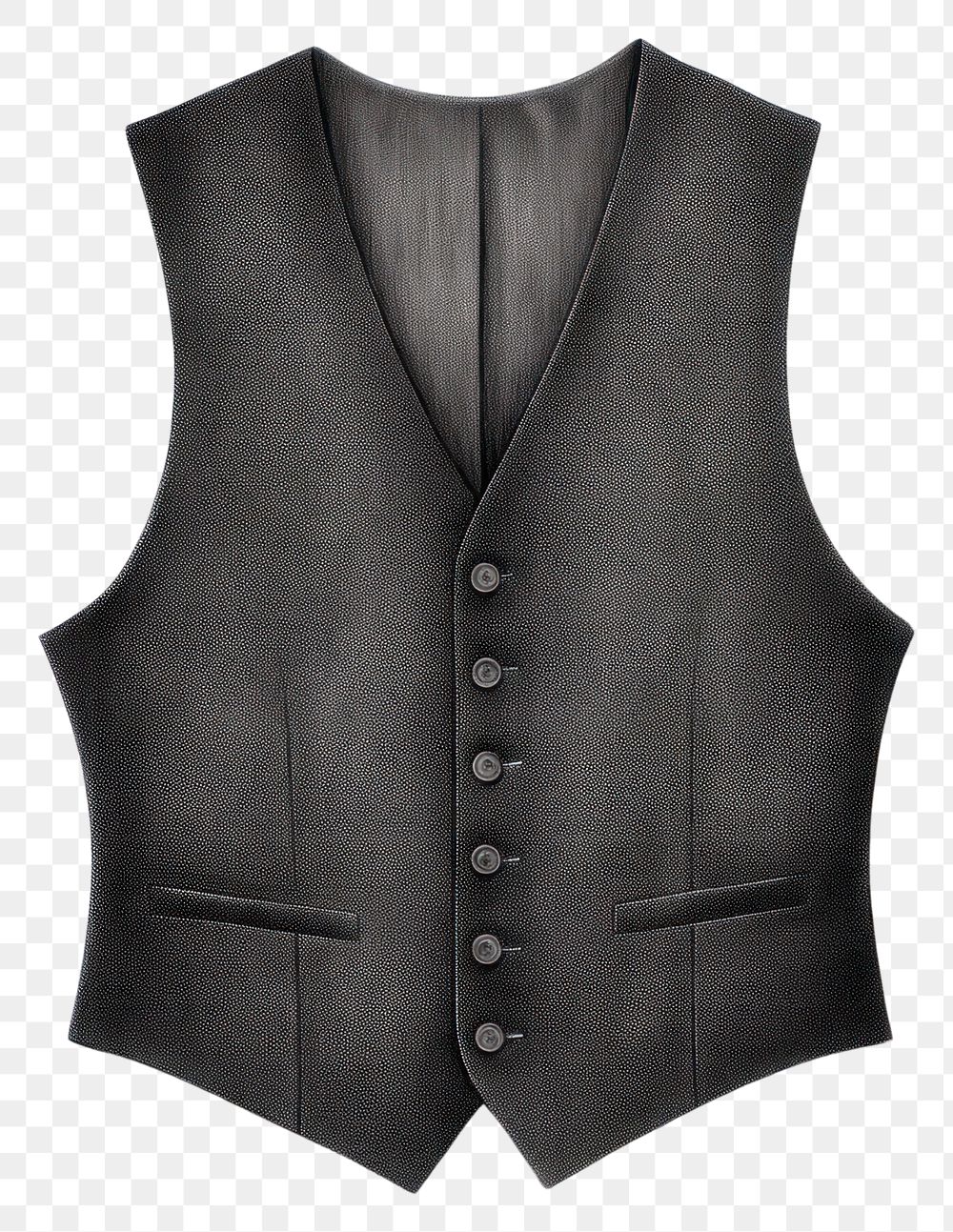 PNG  Waistcoat black white background undergarment. AI generated Image by rawpixel.