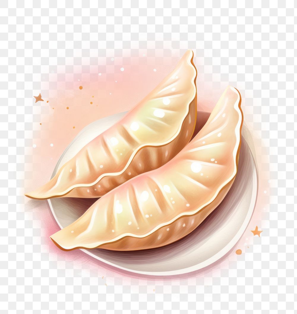 PNG Chinese dumpling dessert food dish. AI generated Image by rawpixel.