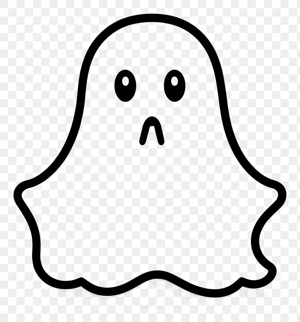 PNG Ghost white line representation. AI generated Image by rawpixel.