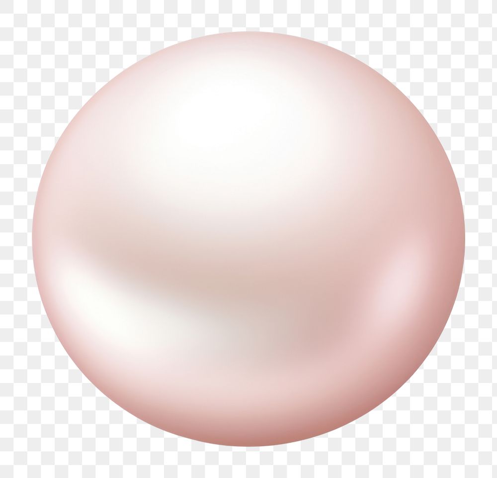 PNG  Pearl sphere egg white background
