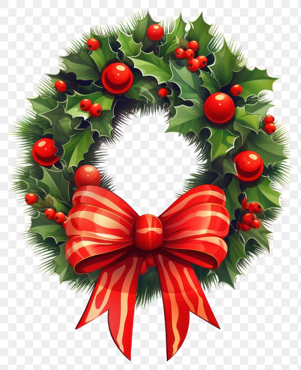 PNG Christmas wreath christmas illuminated celebration. AI generated Image by rawpixel.