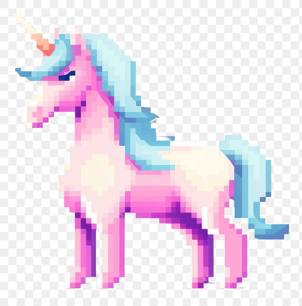 PNG Unicorn animal mammal horse. AI generated Image by rawpixel.