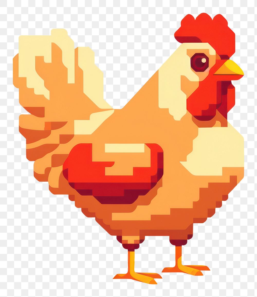 PNG Cute chicken poultry animal bird. AI generated Image by rawpixel.
