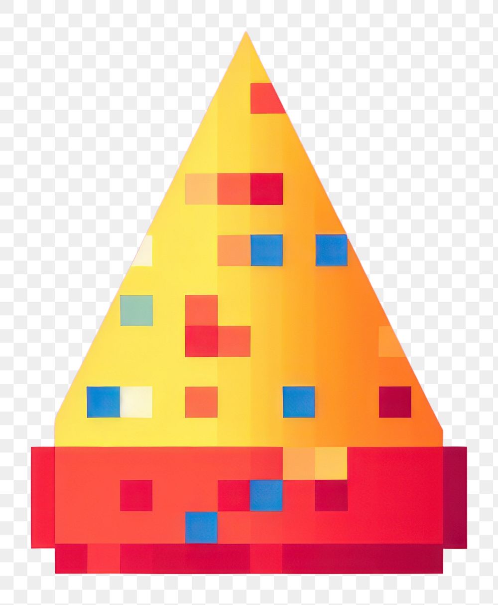 PNG Cute party hat celebration clothing triangle. AI generated Image by rawpixel.