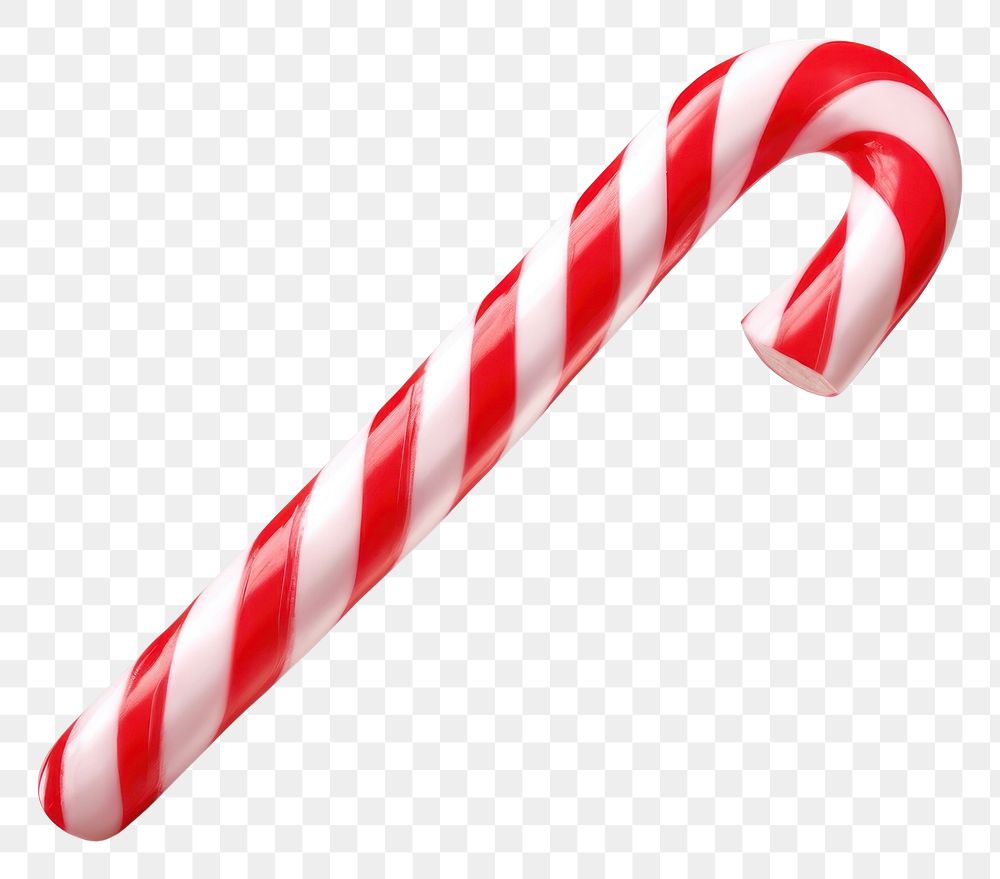 PNG Candy cane white background confectionery lollipop. AI generated Image by rawpixel.