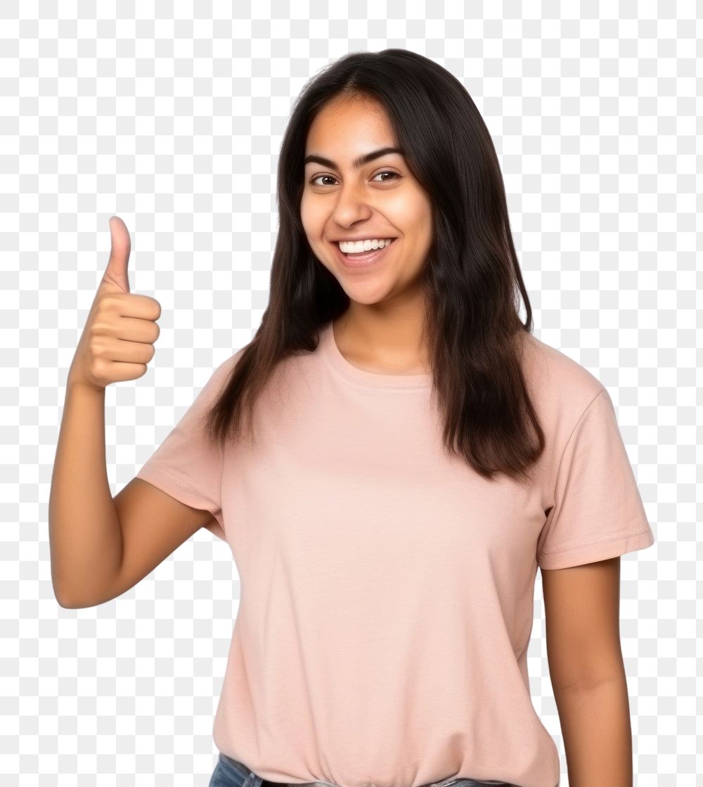 PNG  Feeling happiness finger smile adult. AI generated Image by rawpixel.