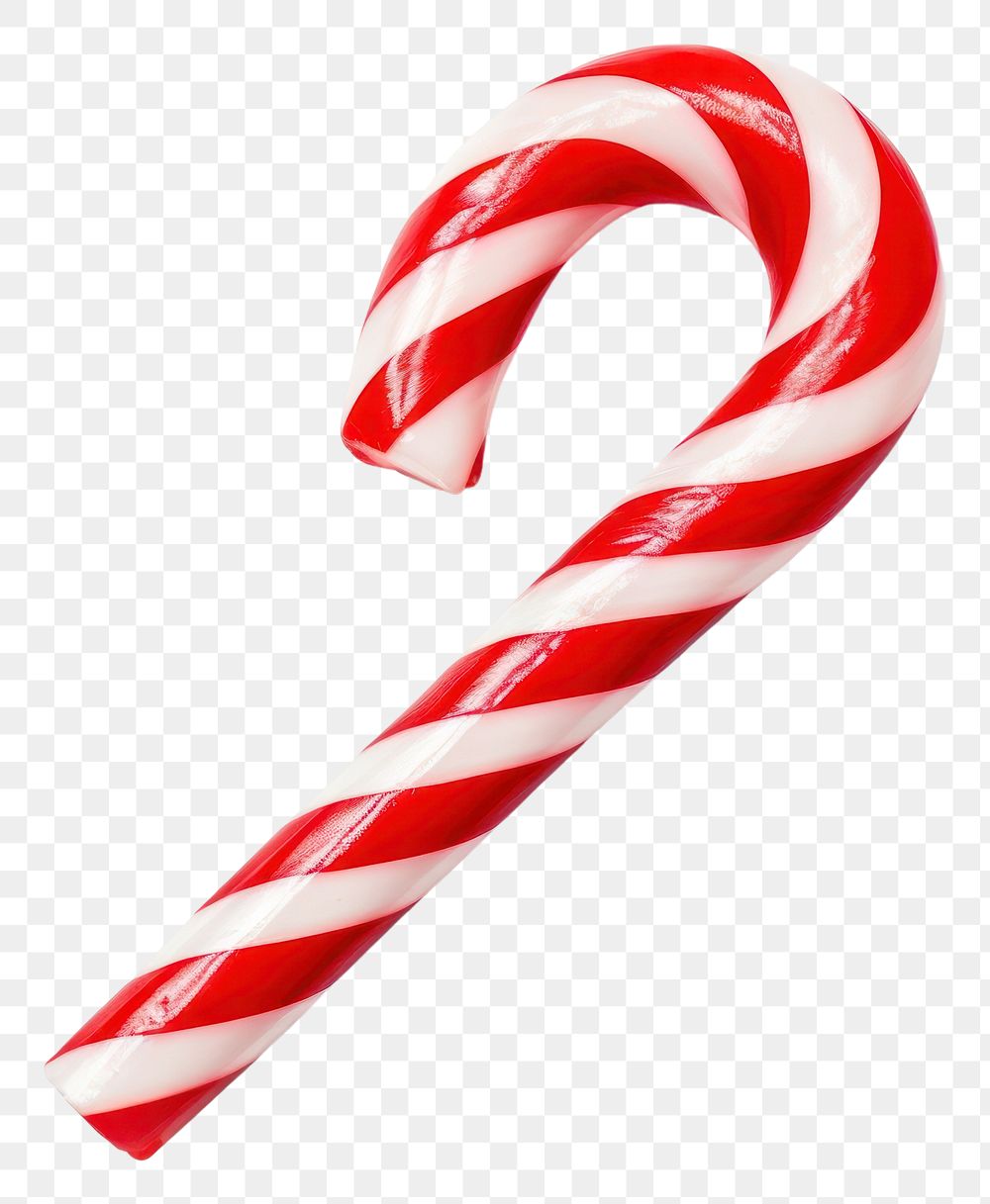 PNG  Candy cane confectionery food white background. AI generated Image by rawpixel.