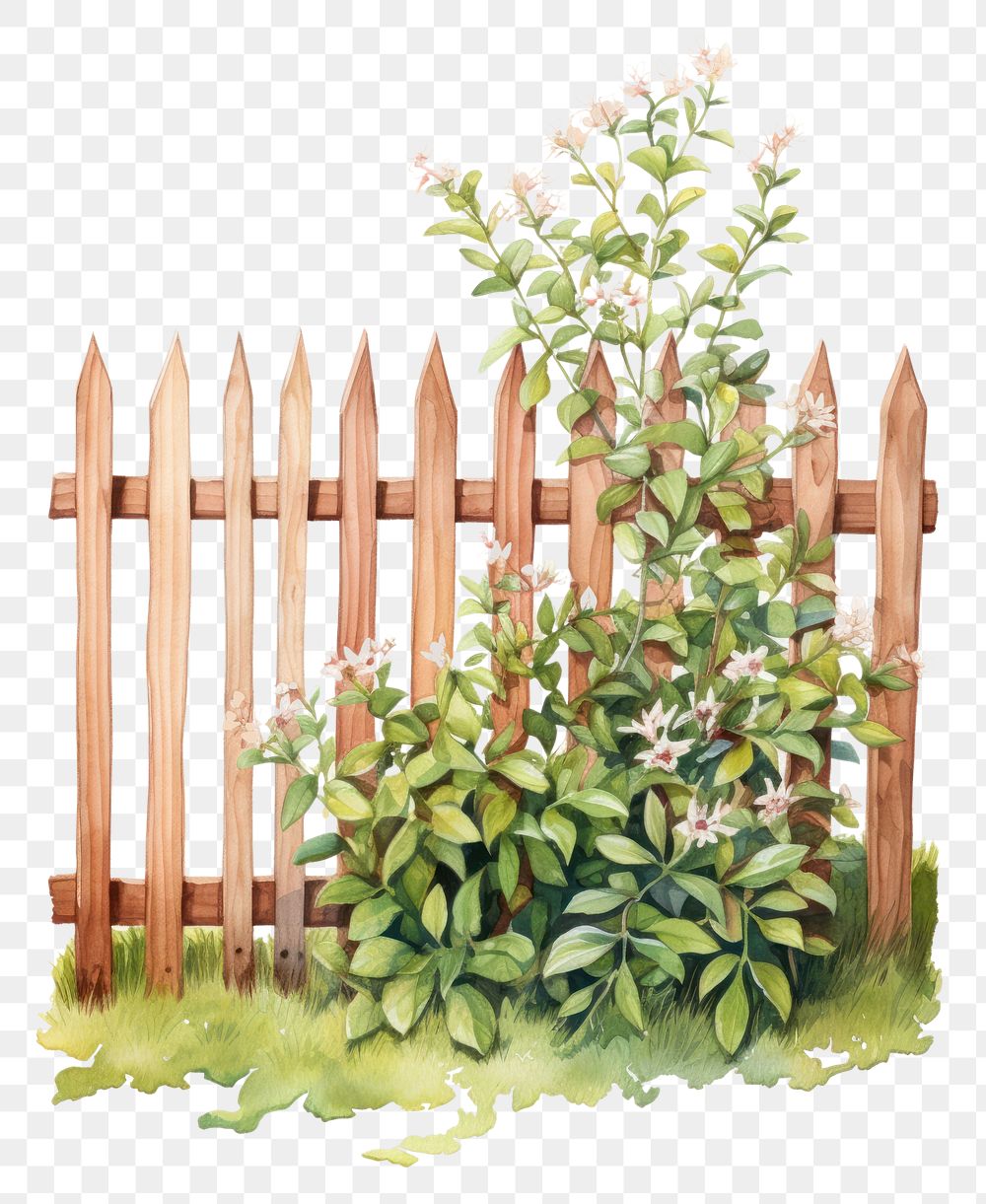 PNG A garden fence outdoors white background architecture