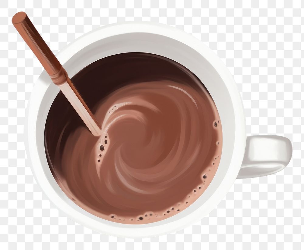 PNG Hot chocolate. AI generated Image by rawpixel.