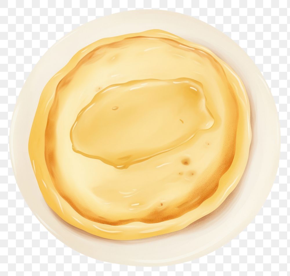 PNG  Pancake plate food white background. AI generated Image by rawpixel.
