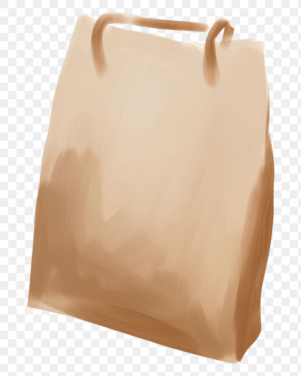 PNG  Paper bag handbag white background accessories. AI generated Image by rawpixel.