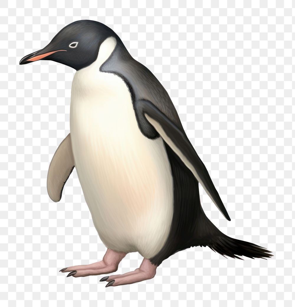 PNG Penguin animal bird white | Free PNG - rawpixel