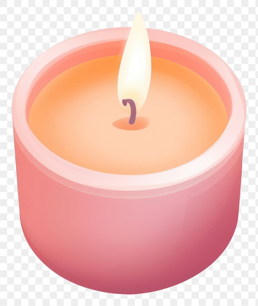 PNG Scented candle white background cylinder lighting. AI generated Image by rawpixel.