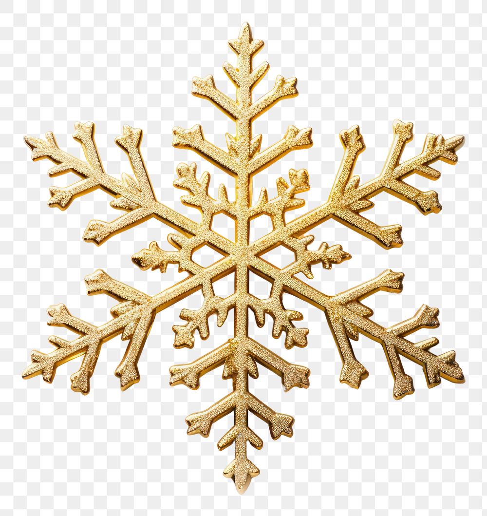 PNG  Christmas gold snowflakes white white background celebration. AI generated Image by rawpixel.