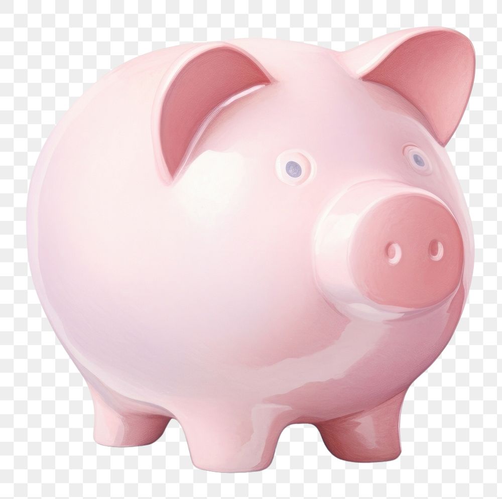 PNG  Piggy bank pig representation investment. AI generated Image by rawpixel.