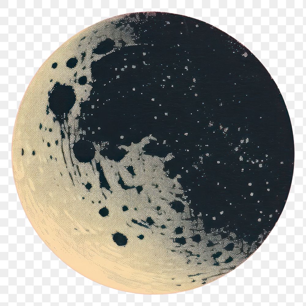 PNG Moon astronomy planet space. AI generated Image by rawpixel.
