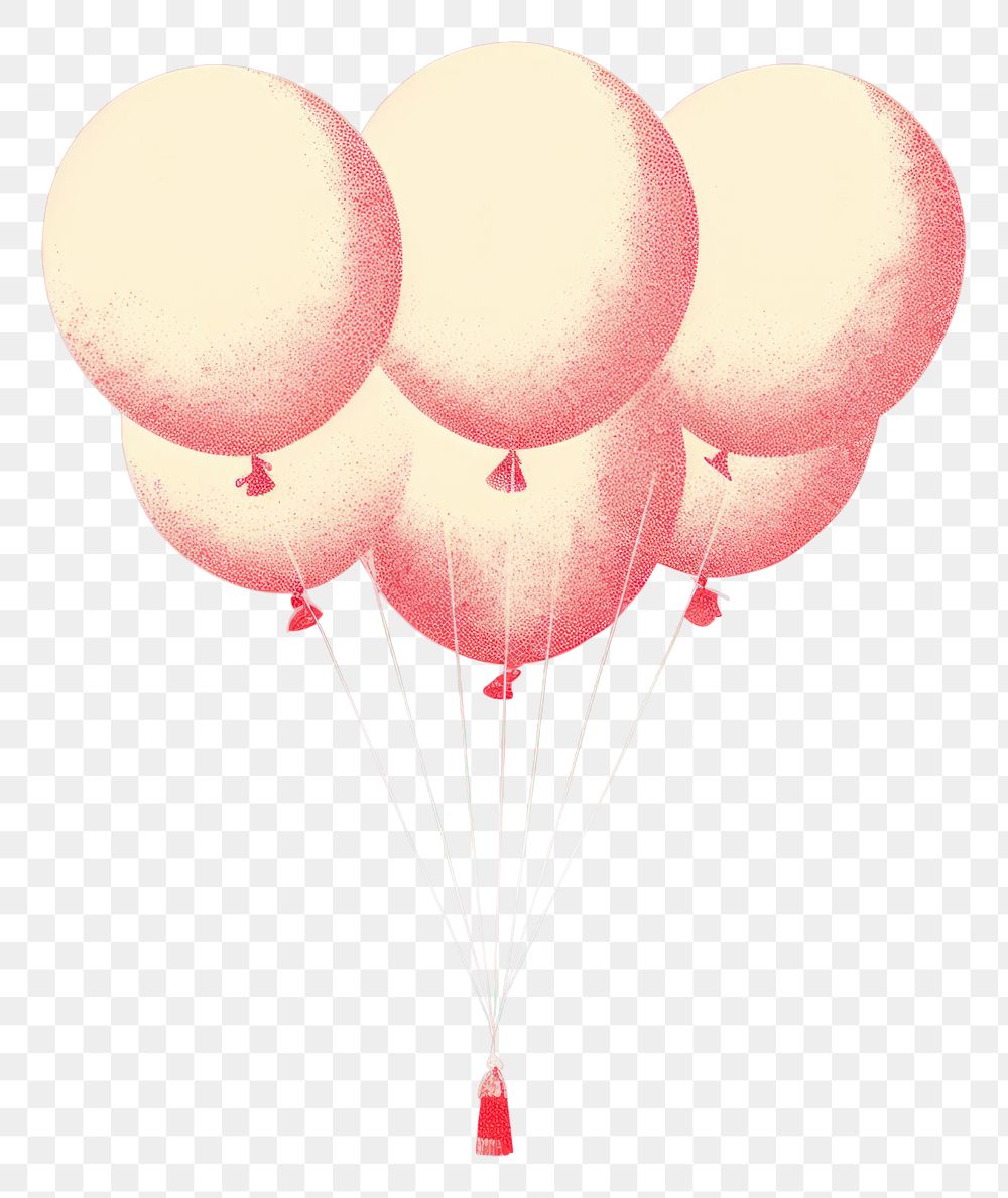 PNG Balloon celebration mid-air cartoon. AI generated Image by rawpixel.