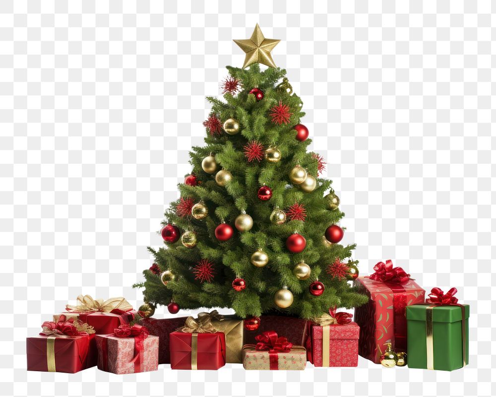 PNG Christmas tree, transparent background