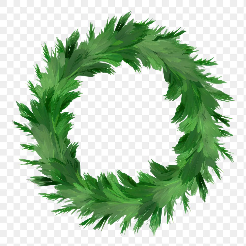 PNG Wreath green celebration accessory. AI generated Image by rawpixel.