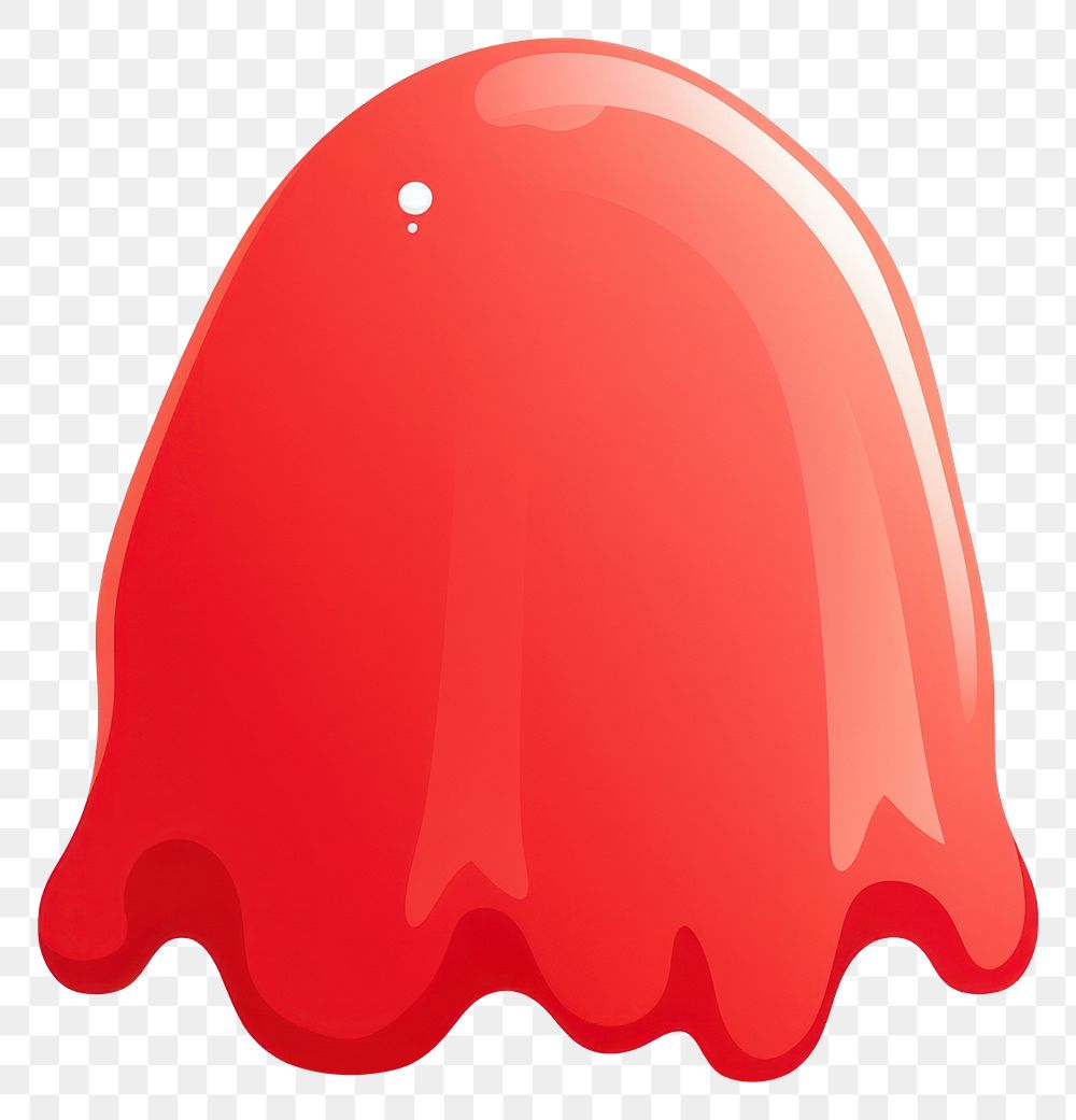 PNG  Blob red confectionery clothing. AI generated Image by rawpixel.