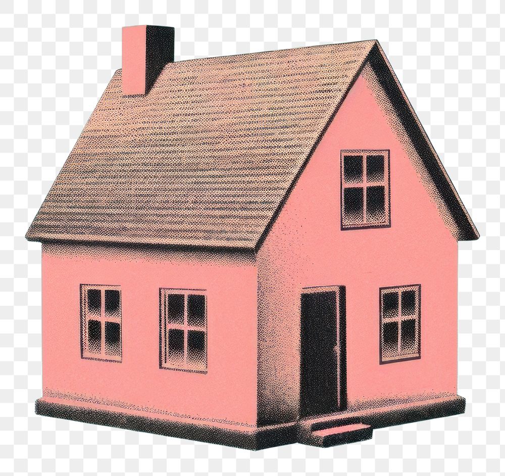 PNG Little house architecture building cottage