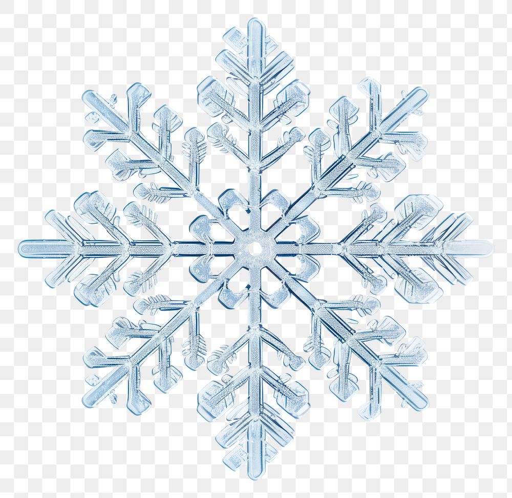 PNG Snowflake snowflake white white background