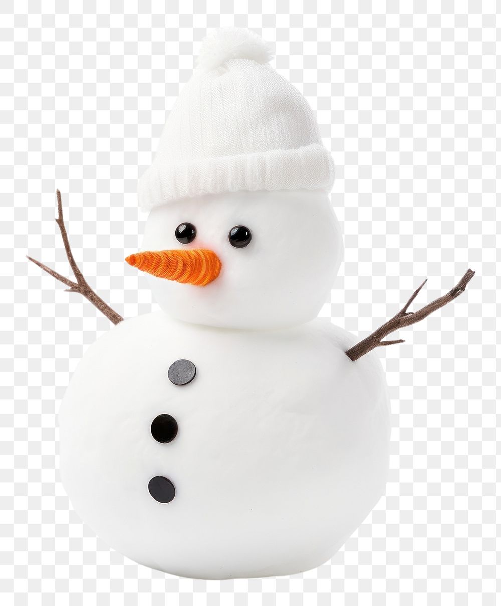PNG Snowman snowman winter white. AI generated Image by rawpixel.