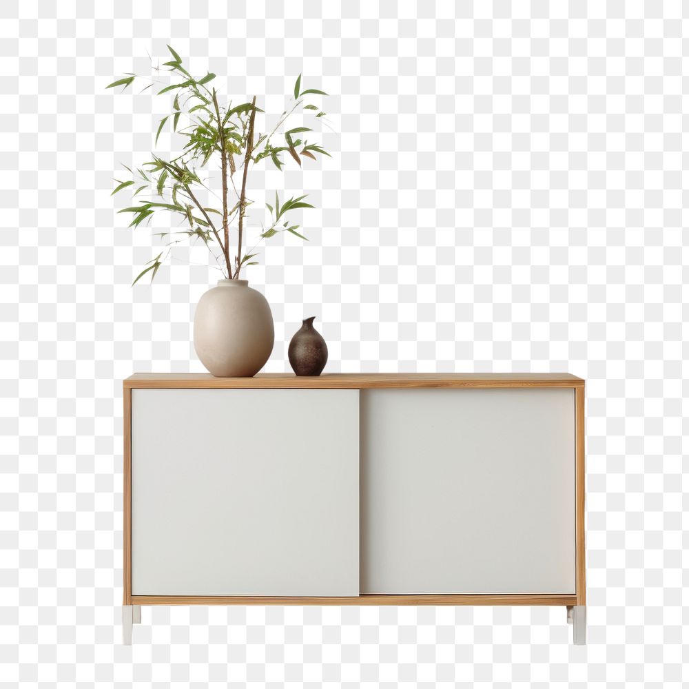 PNG  Minimalist cabinet architecture furniture sideboard. AI generated Image by rawpixel.