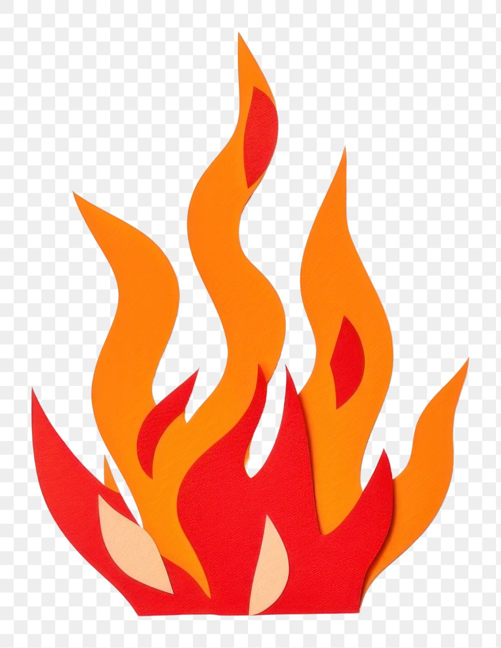 PNG  Fire white background creativity glowing. AI generated Image by rawpixel.