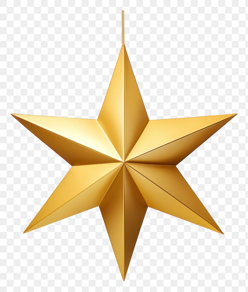 PNG Gold star hanging white background illuminated. AI generated Image by rawpixel.