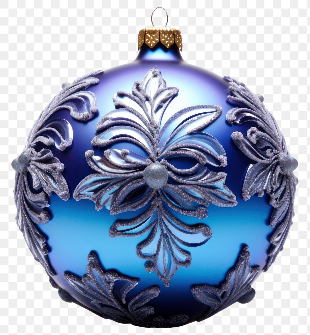 PNG Blue Christmas bauble christmas sphere blue. AI generated Image by rawpixel.